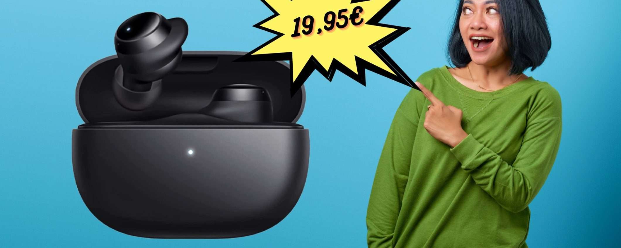 Le Xiaomi Redmi Buds 3 Lite scendono sotto i 20€: cuffie comodissime ad un prezzo spettacolare Le Xiaomi Redmi Buds 3 Lite scendono sotto i 20€: cuffie comodissime ad un prezzo spettacolare