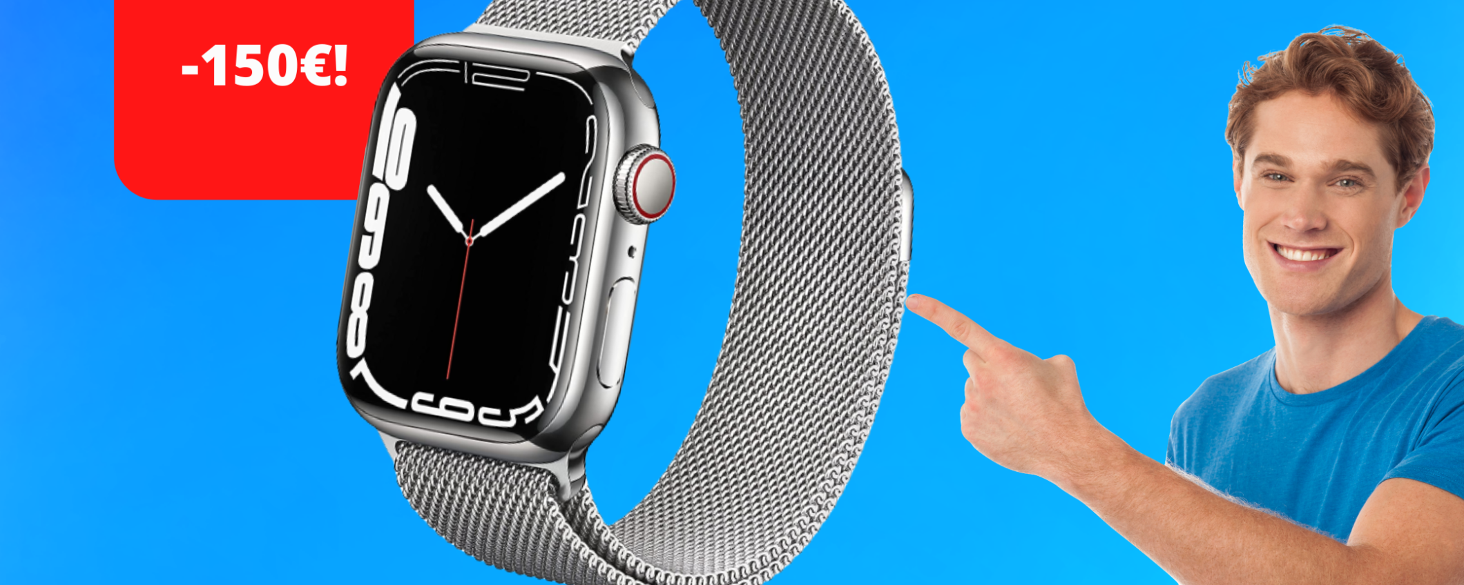 Apple Watch Series 7: -150€ su Amazon CORRETE Apple Watch Series 7: -150€ su Amazon CORRETE