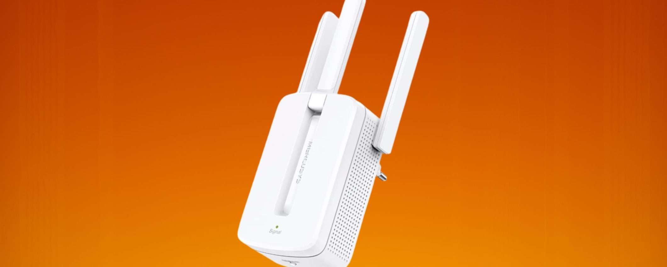 Offerte Amazon: basta buffering con questo range extender wireless in offerta