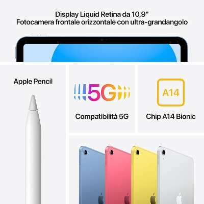 Nuovo iPad 2022 specifiche