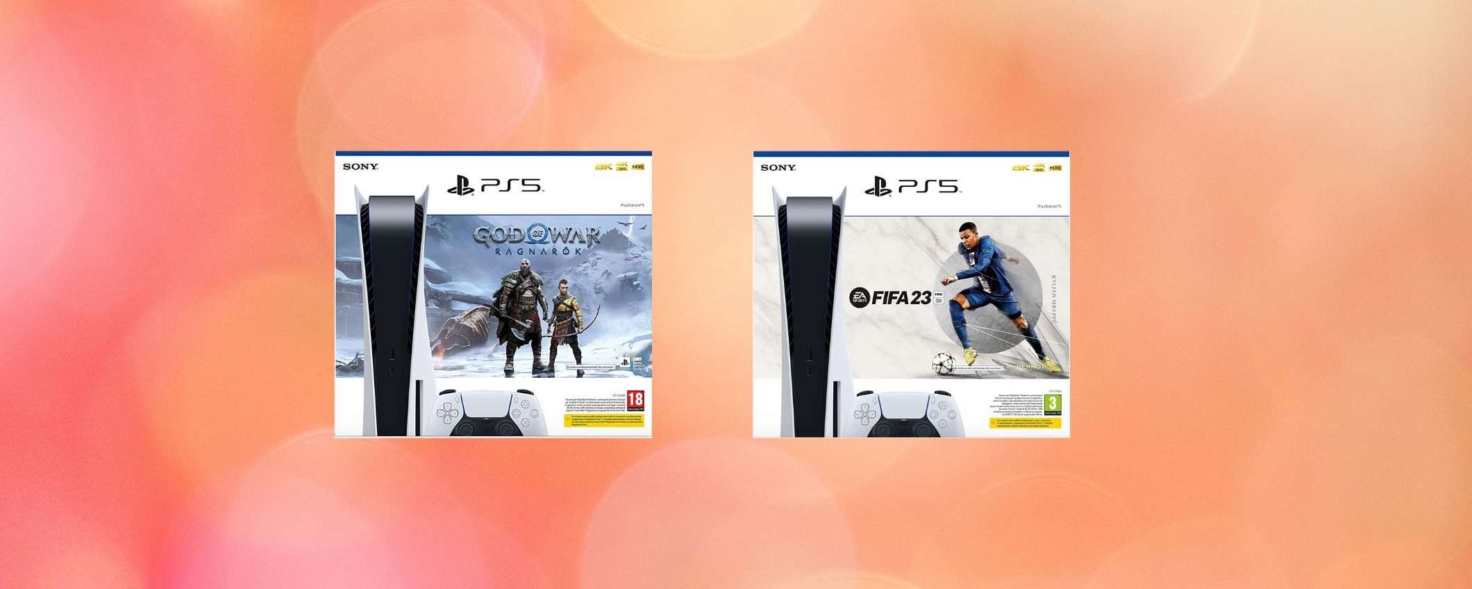 PS5: due bundle DISPONIBILI su Amazon, scegli il tuo ADESSO PS5: due bundle DISPONIBILI su Amazon, scegli il tuo ADESSO