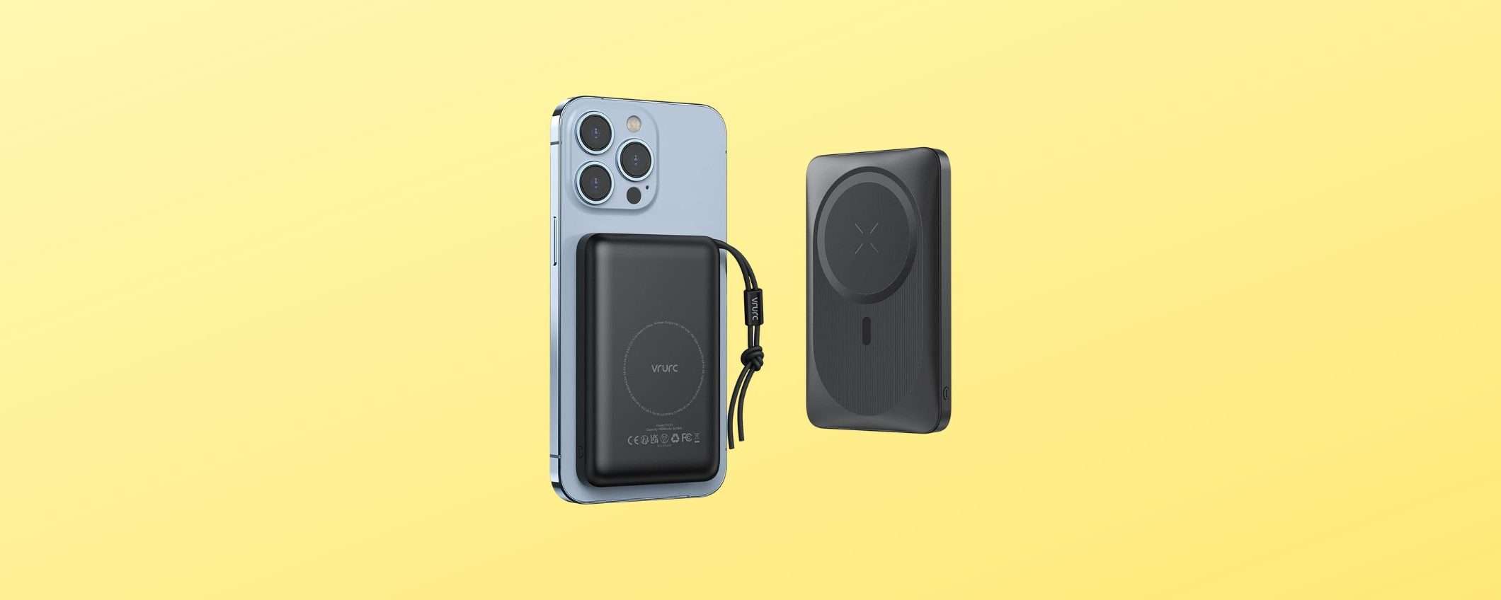 PowerBank MagSafe per iPhone: tanta potenza, poca spesa (-30%) PowerBank MagSafe per iPhone: tanta potenza, poca spesa (-30%)