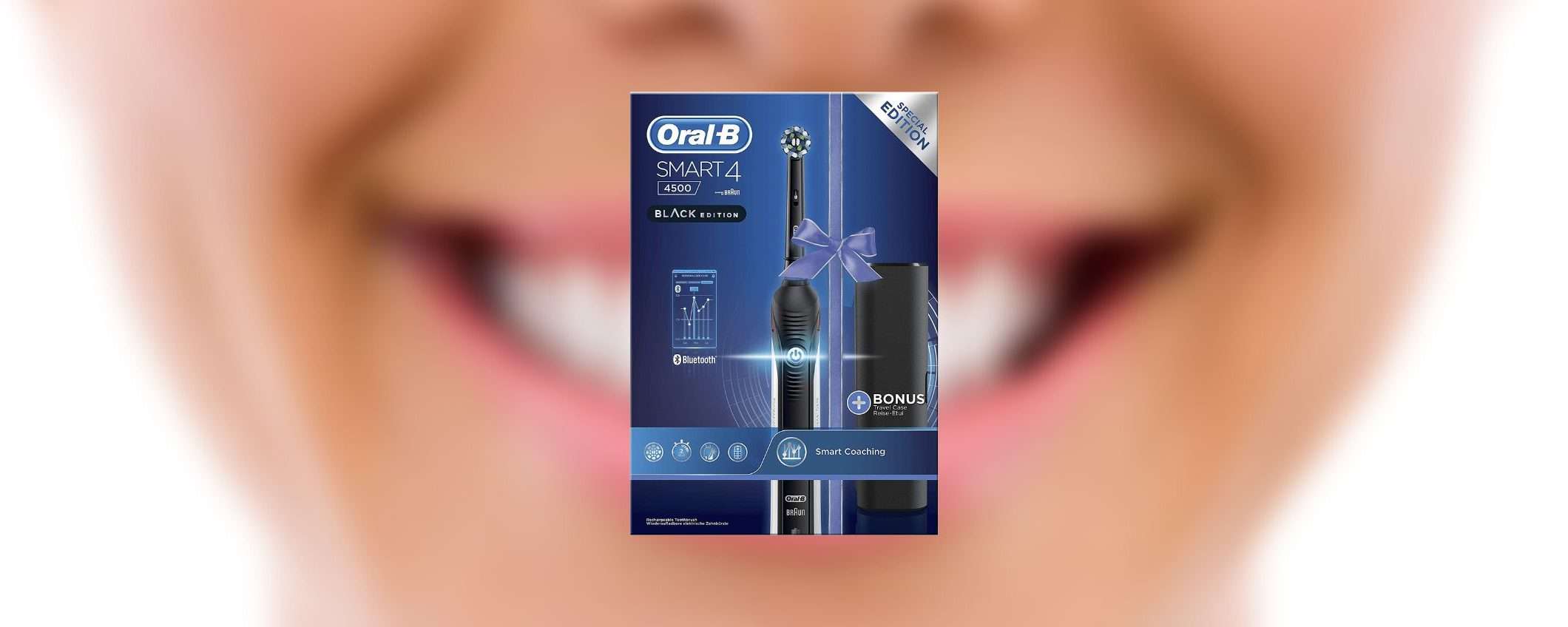 Spazzolino elettrico Oral-B Smart 4: Amazon ti fa un REGALO (-56%) Spazzolino elettrico Oral-B Smart 4: Amazon ti fa un REGALO (-56%)