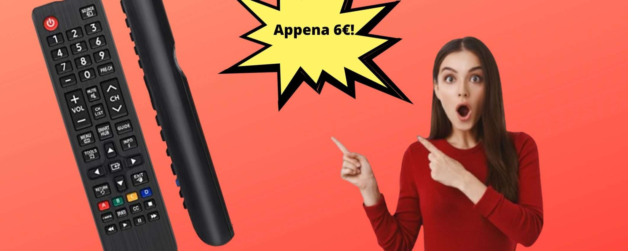 Telecomando Universale, a questo prezzo non puoi fartelo scappare (6€) Telecomando Universale, a questo prezzo non puoi fartelo scappare (6€)