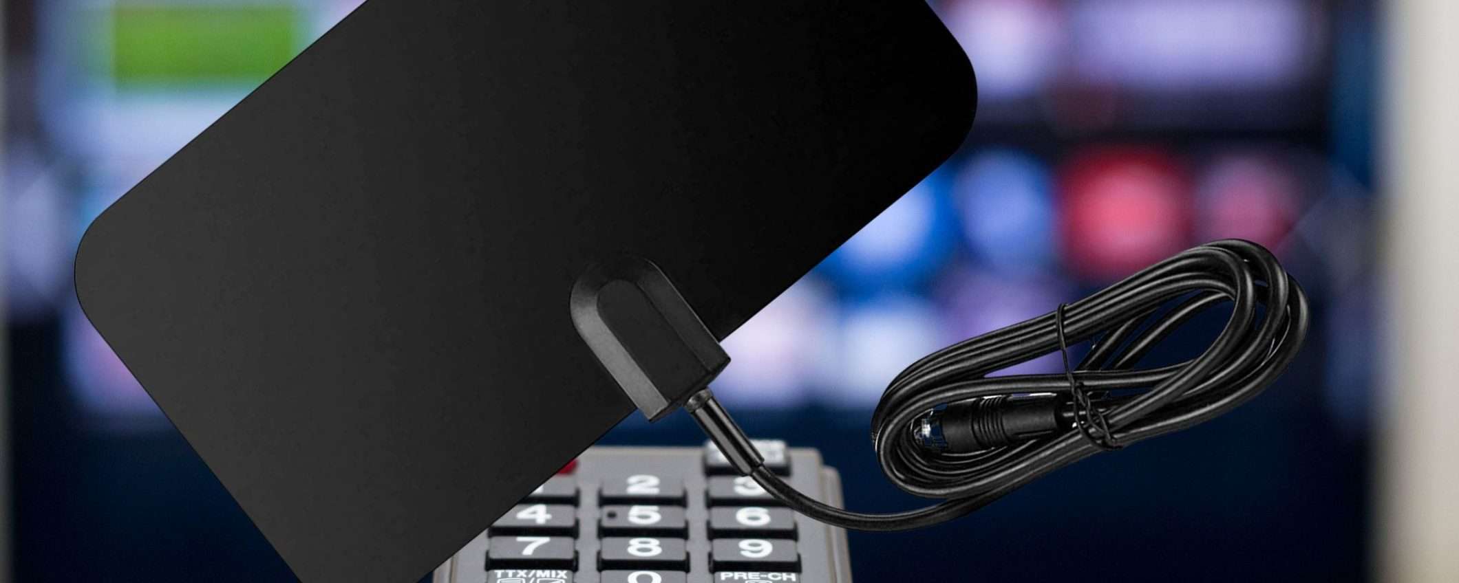 Solo 4€ per l'antenna TV da interno: torna a guardare la televisione Solo 4€ per l'antenna TV da interno: torna a guardare la televisione