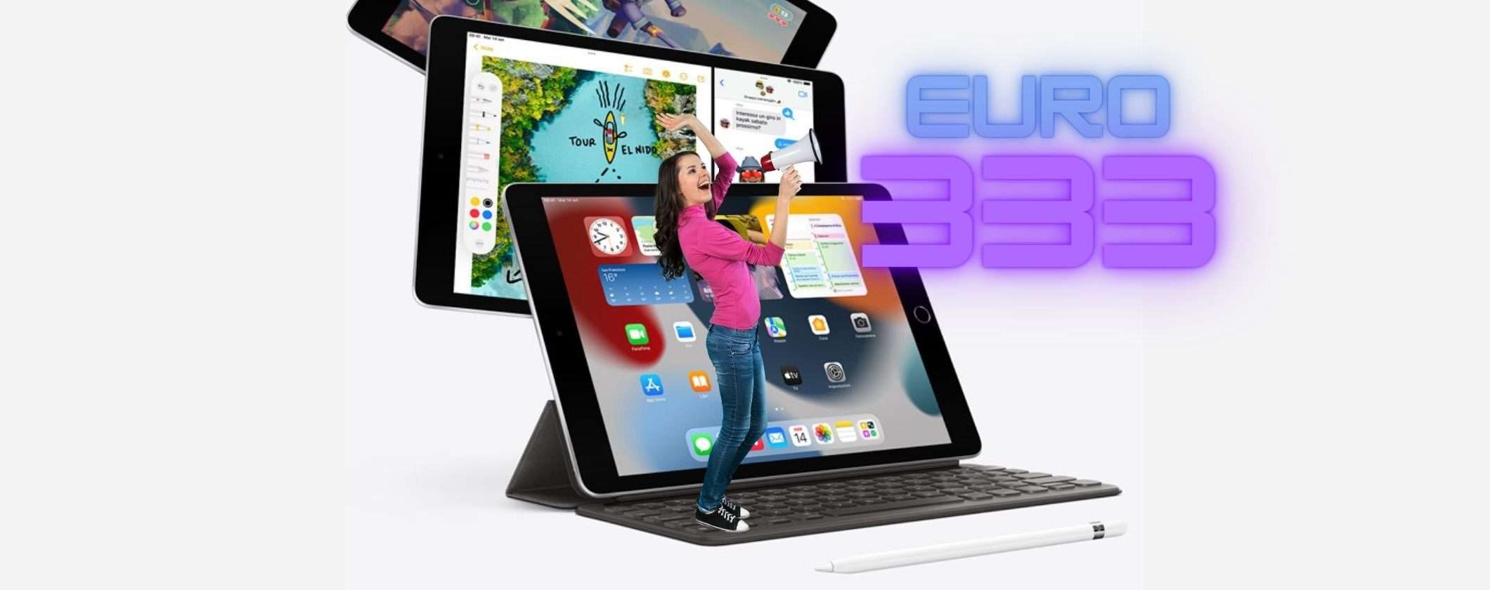Apple iPad 9 2021: un MOSTRO di potenza oggi a soli 332€