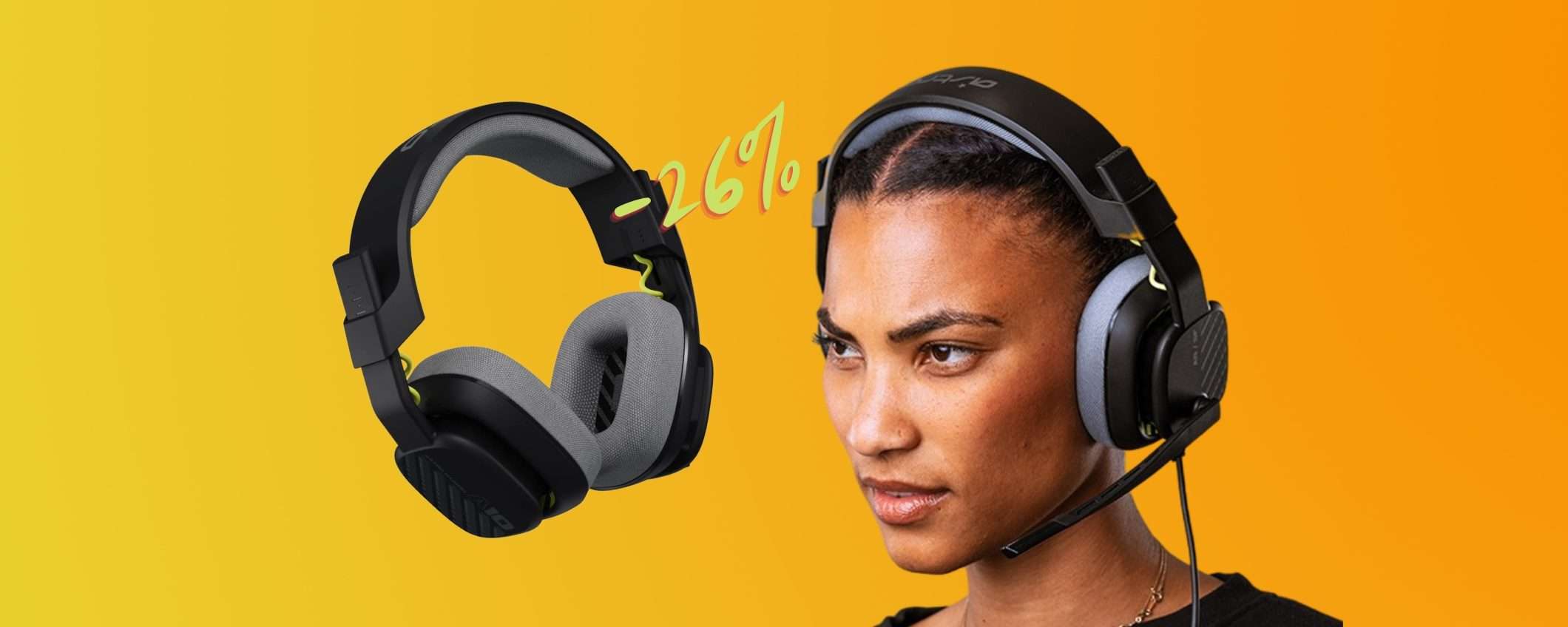 Astro A10: cuffie da gaming con microfono per PC e PS5 a prezzo WOW