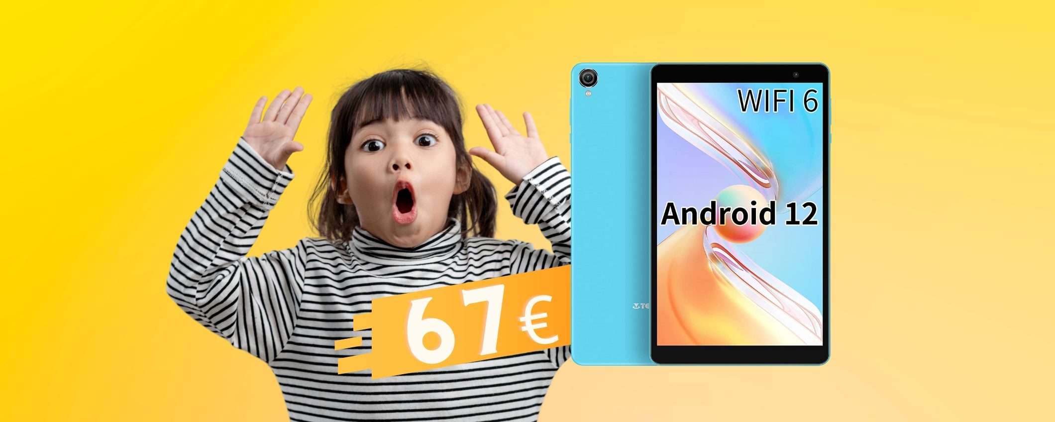 BOMBA Amazon: tablet Android 12 da 8 pollici a circa 67€ BOMBA Amazon: tablet Android 12 da 8 pollici a circa 67€