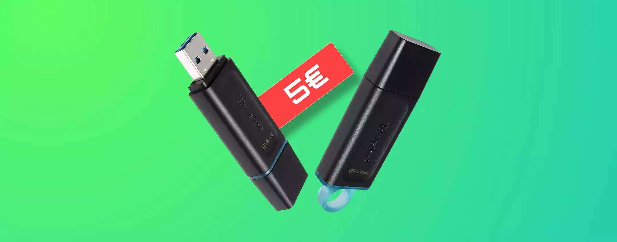 Chiavetta USB Compatta 64GB Penna USB SanDisk Ultra Fit 3.2 Da - Foto 9