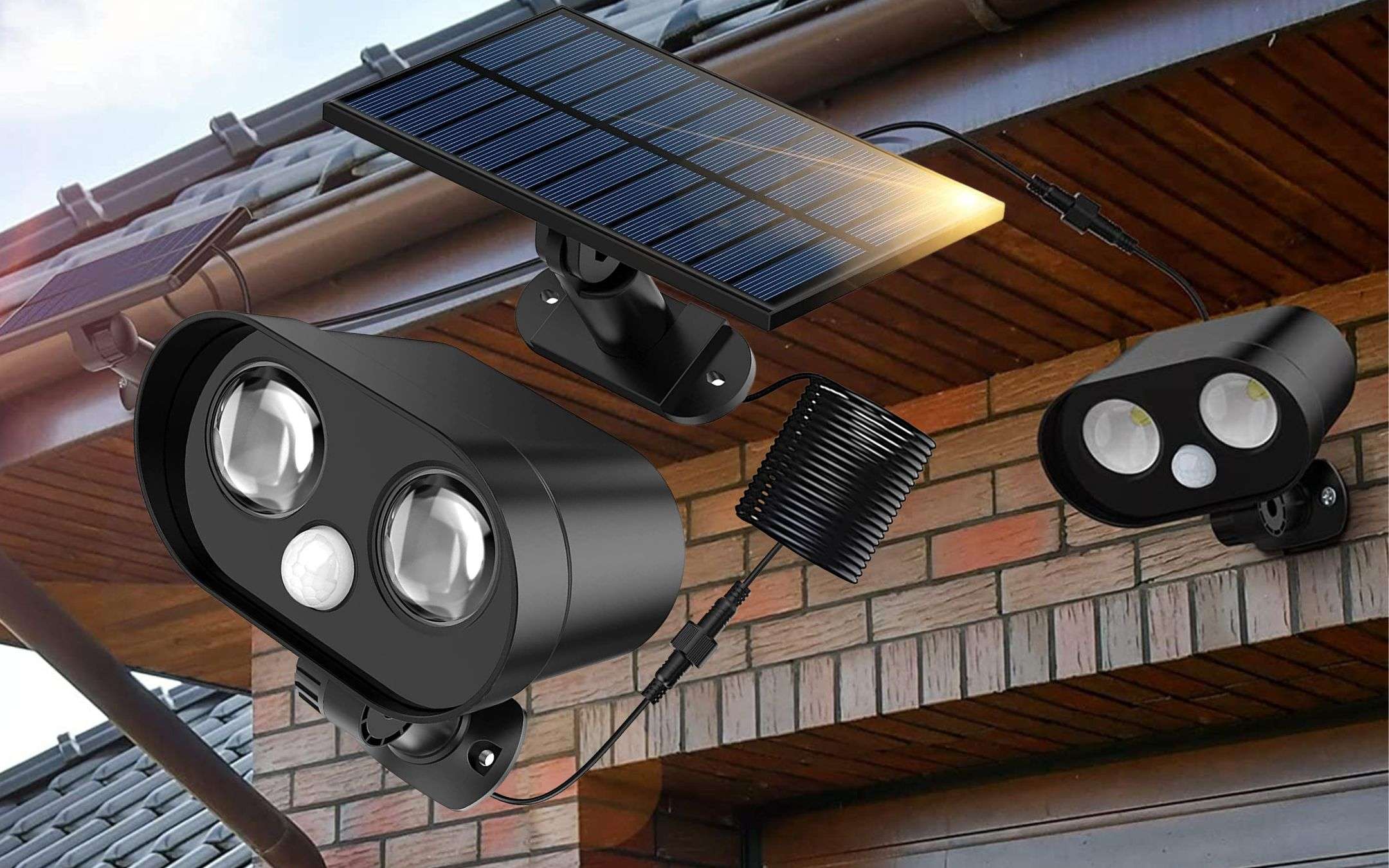 Lighthouse Faro Solare Con Rotazione 360°: Lampada Da Giardino LED, Impermeabile, Decorativa Per Esterni - 4