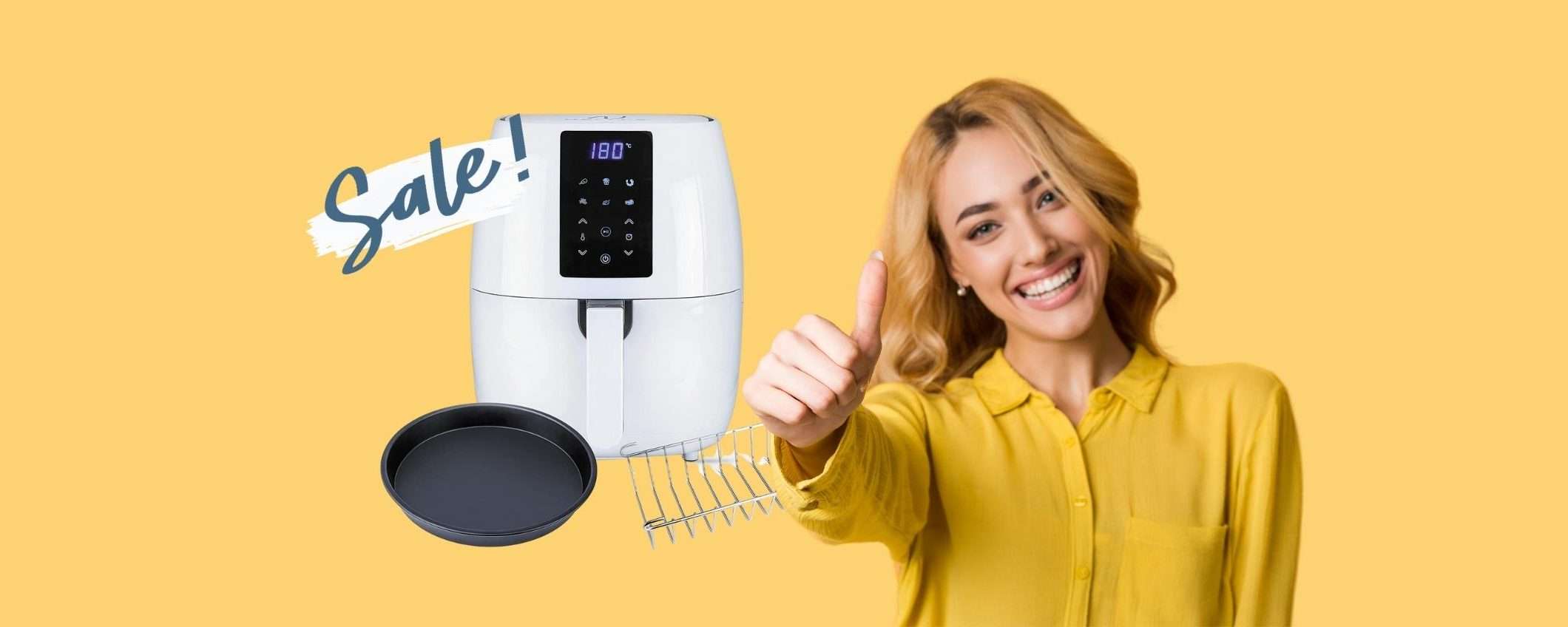 Friggitrice ad aria da 5,5 L a prezzo SHOCK su Amazon Friggitrice ad aria da 5,5 L a prezzo SHOCK su Amazon