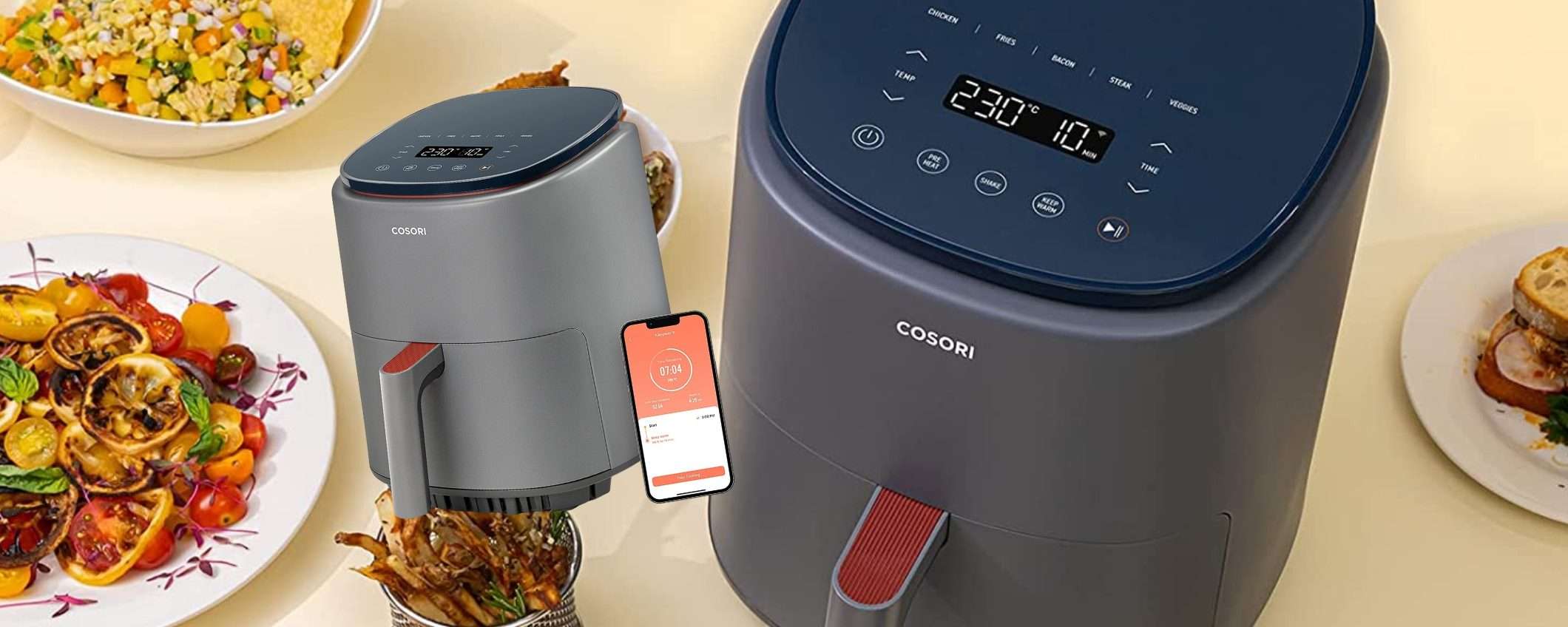 Friggitrice ad Aria Smart by Cosori al PREZZO più BASSO di SEMPRE Friggitrice ad Aria Smart by Cosori al PREZZO più BASSO di SEMPRE