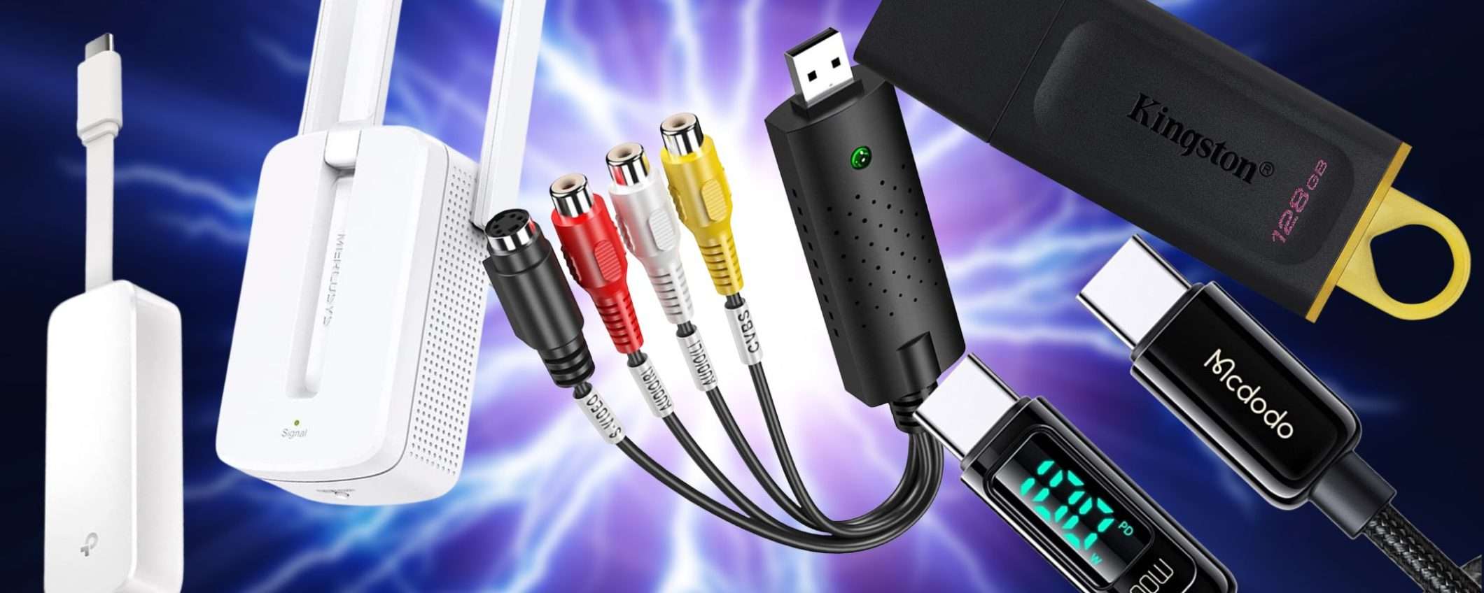 Amazon, prezzo FULMINATO: 5 gadget tech spettacolari a meno di 15€ Amazon, prezzo FULMINATO: 5 gadget tech spettacolari a meno di 15€