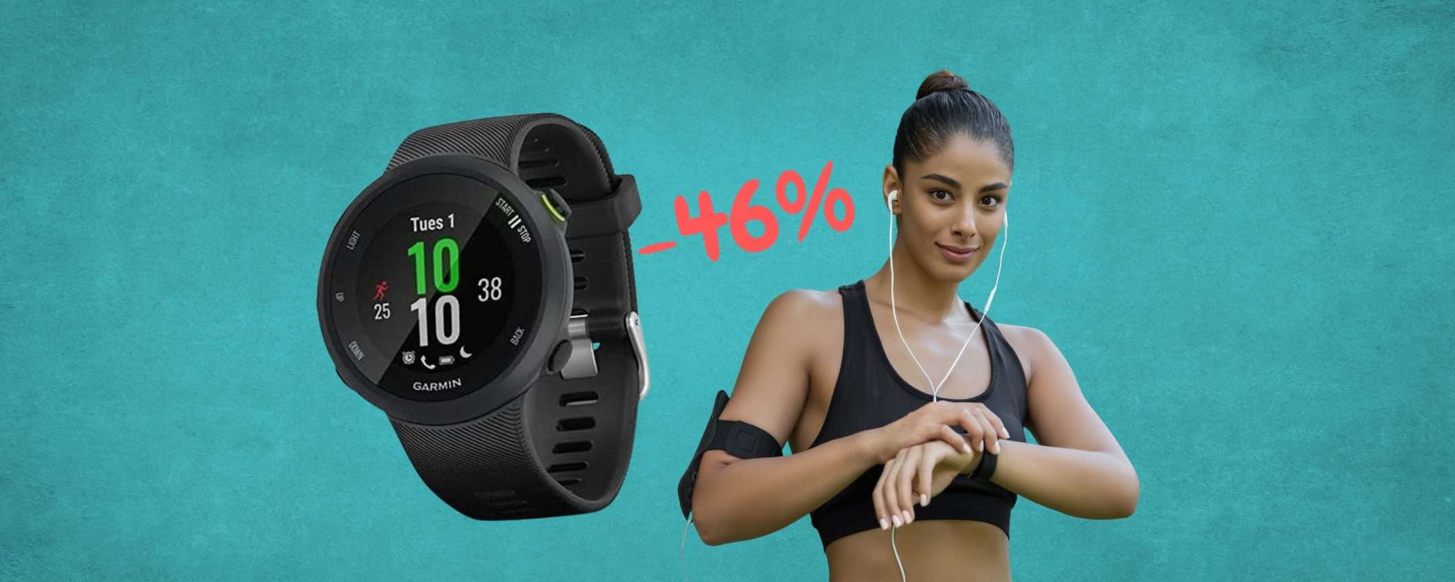 Garmin Forerunner 45: il miglior smartwatch che puoi desiderare al 46%