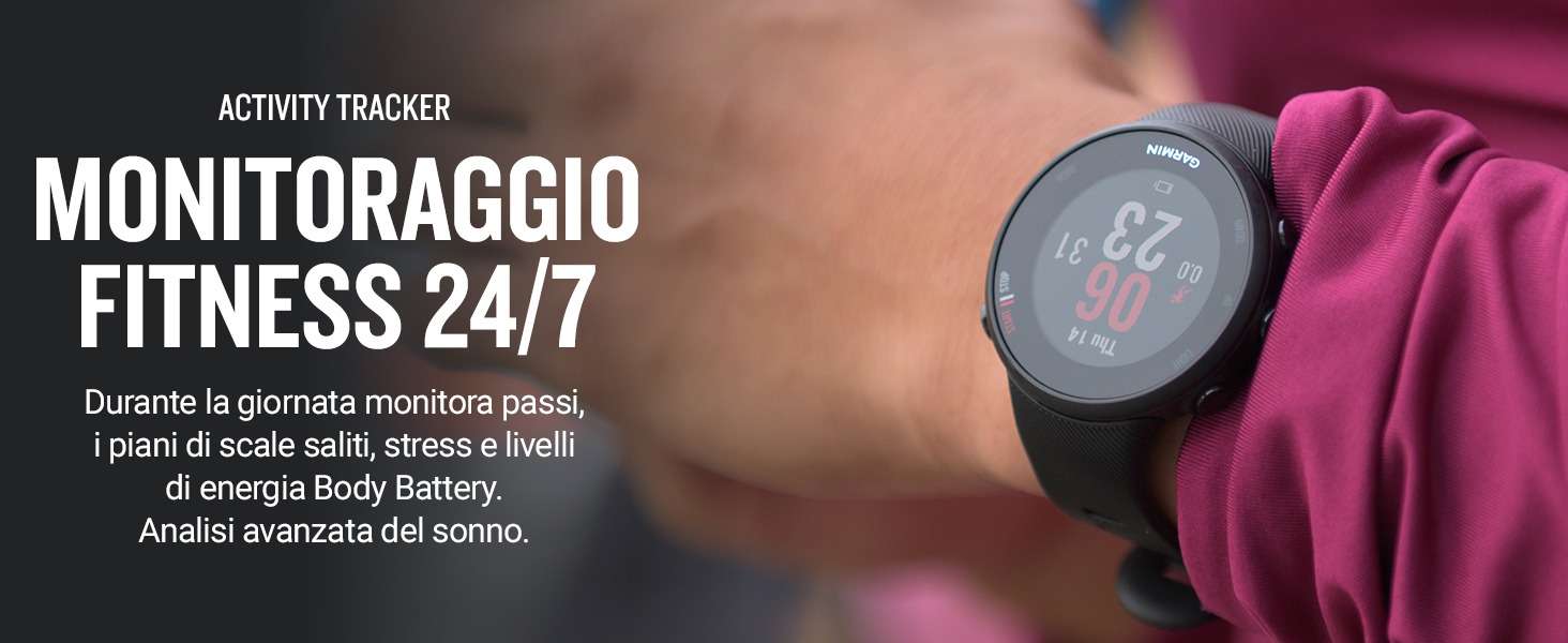 garmin-forerunner-45-miglior-smartwatch-desiderare-46-monitora