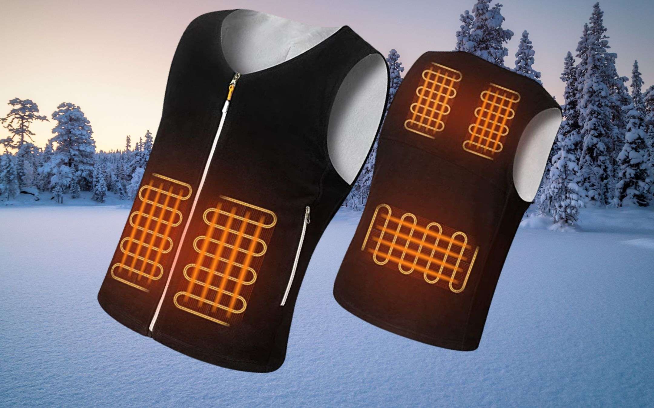 Giubbotto Riscaldato Uomo Gilet Riscaldante Con Batteria