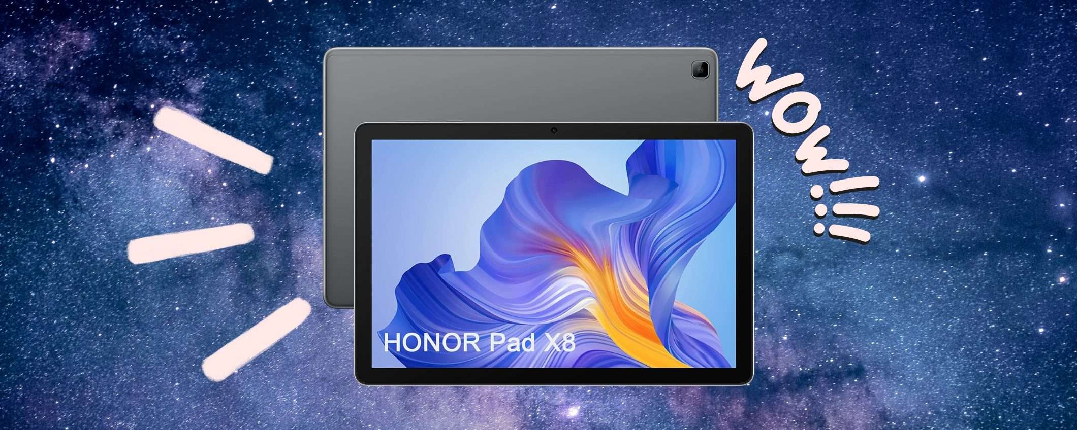 Honor Pad X8, un tablet che ti fa tenere tra le mani il SOGNI