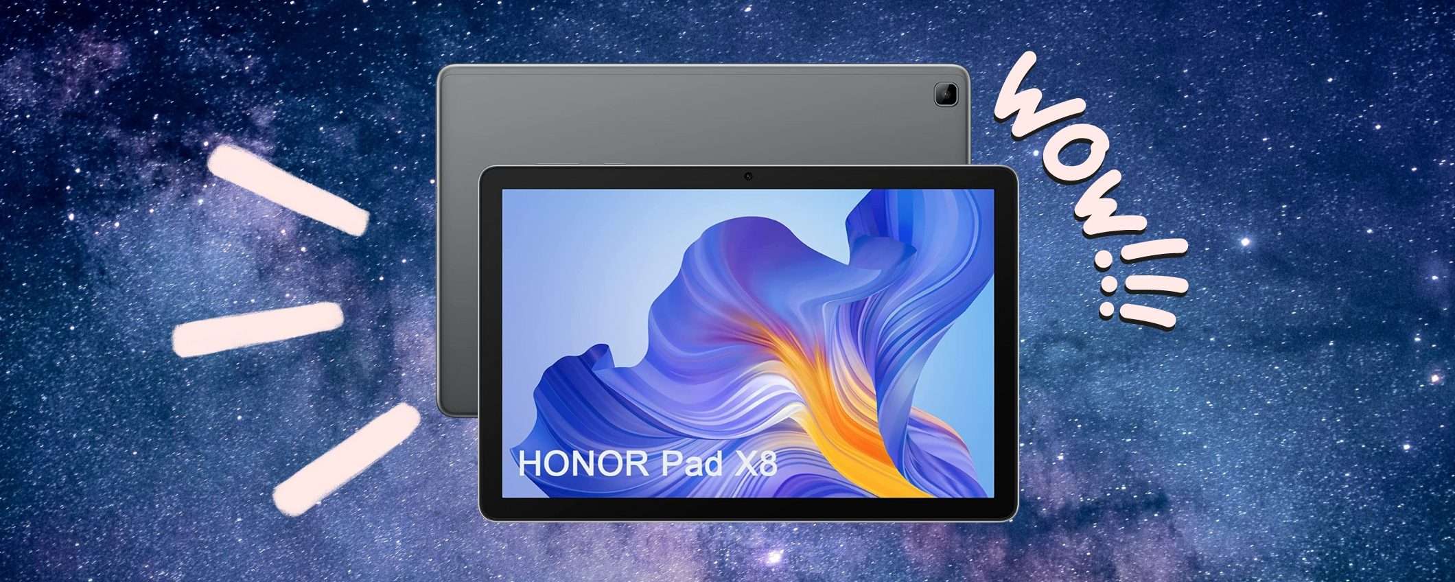 Honor Pad X8, un tablet che ti fa tenere tra le mani il SOGNI Honor Pad X8, un tablet che ti fa tenere tra le mani il SOGNI