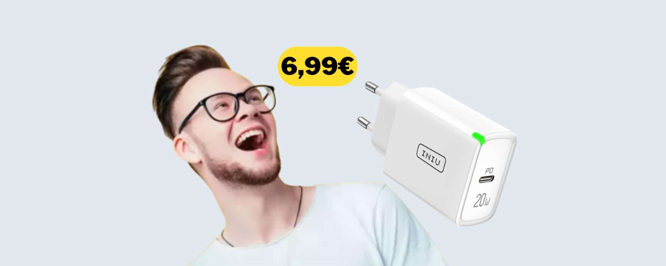 Caricatore INIU 20W ultrarapido oggi costa appena 6,99€ Caricatore INIU 20W ultrarapido oggi costa appena 6,99€
