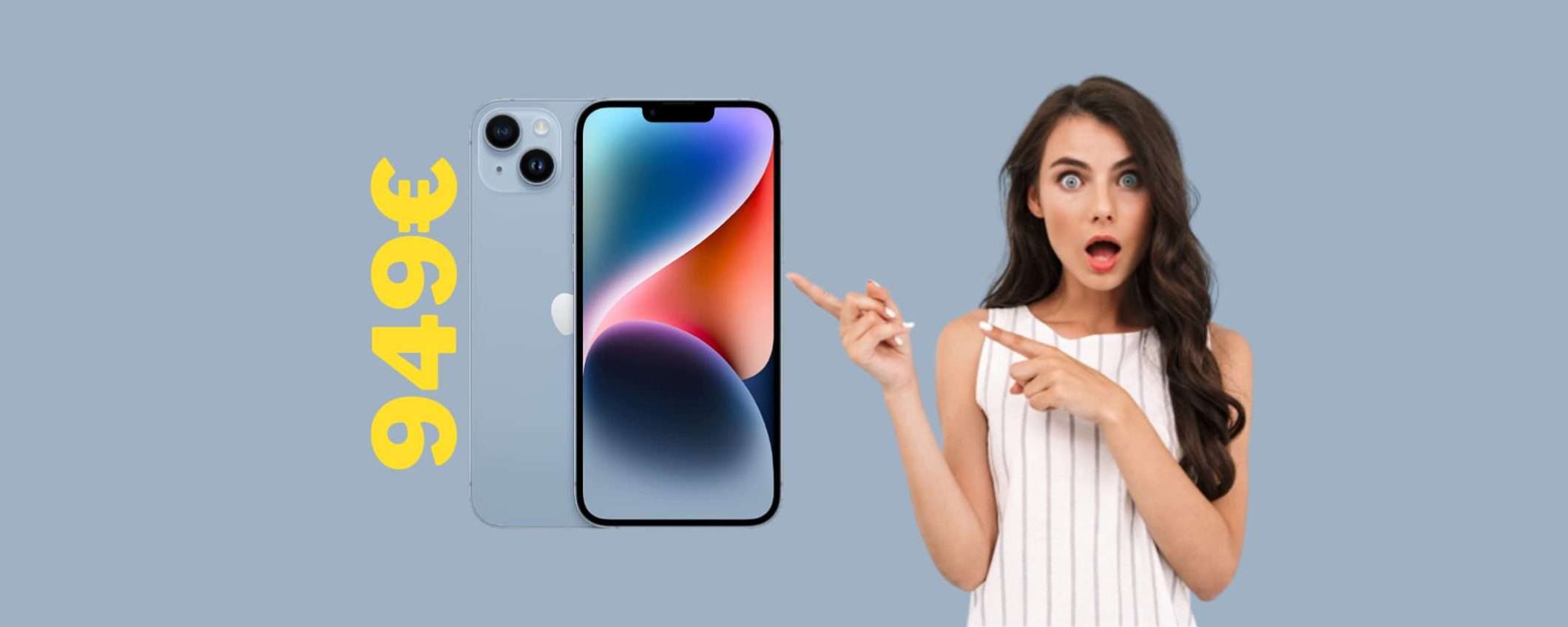 iPhone 14 Plus 128 GB in offerta BOMBA a 949€ (anche in 12 rate) iPhone 14 Plus 128 GB in offerta BOMBA a 949€ (anche in 12 rate)