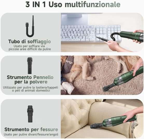 mini aspirapolvere