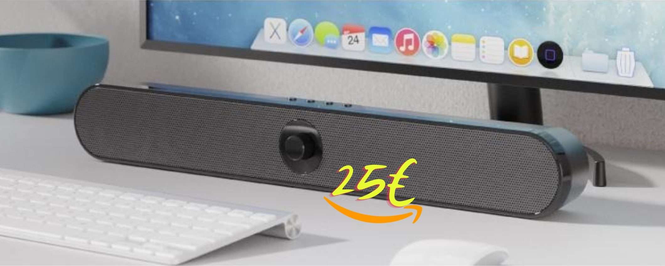 Mini soundbar con SCONTO più COUPON è tua a 25€ (offerta lampo) Mini soundbar con SCONTO più COUPON è tua a 25€ (offerta lampo)