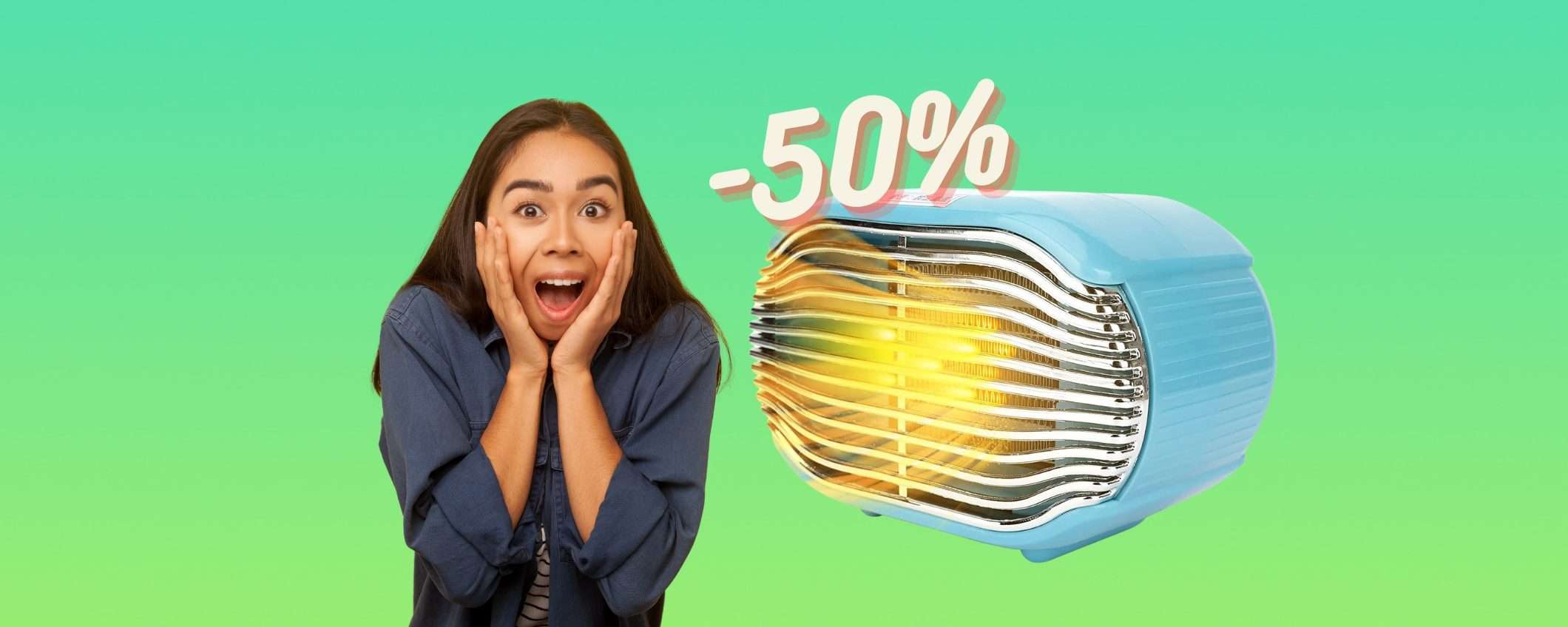 Mini stufa elettrica: con il codice segreto è tua a 11€ Mini stufa elettrica: con il codice segreto è tua a 11€