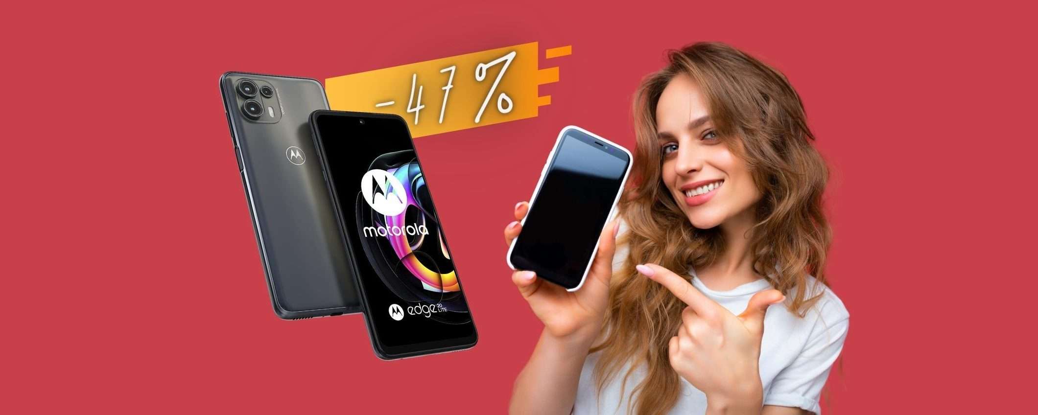 Motorola edge 20 lite con SCONTO di 177€ su Amazon Motorola edge 20 lite con SCONTO di 177€ su Amazon