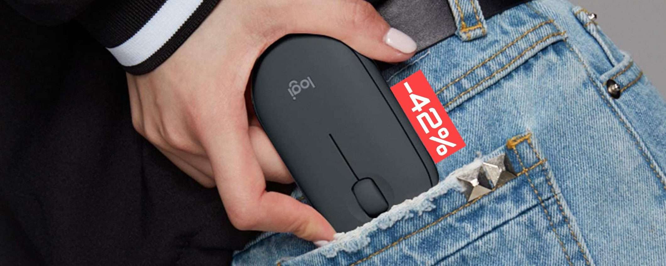 Mouse Logitech Pebble, silenzioso ed infallibile: un gioiellino a 14€ Mouse Logitech Pebble, silenzioso ed infallibile: un gioiellino a 14€