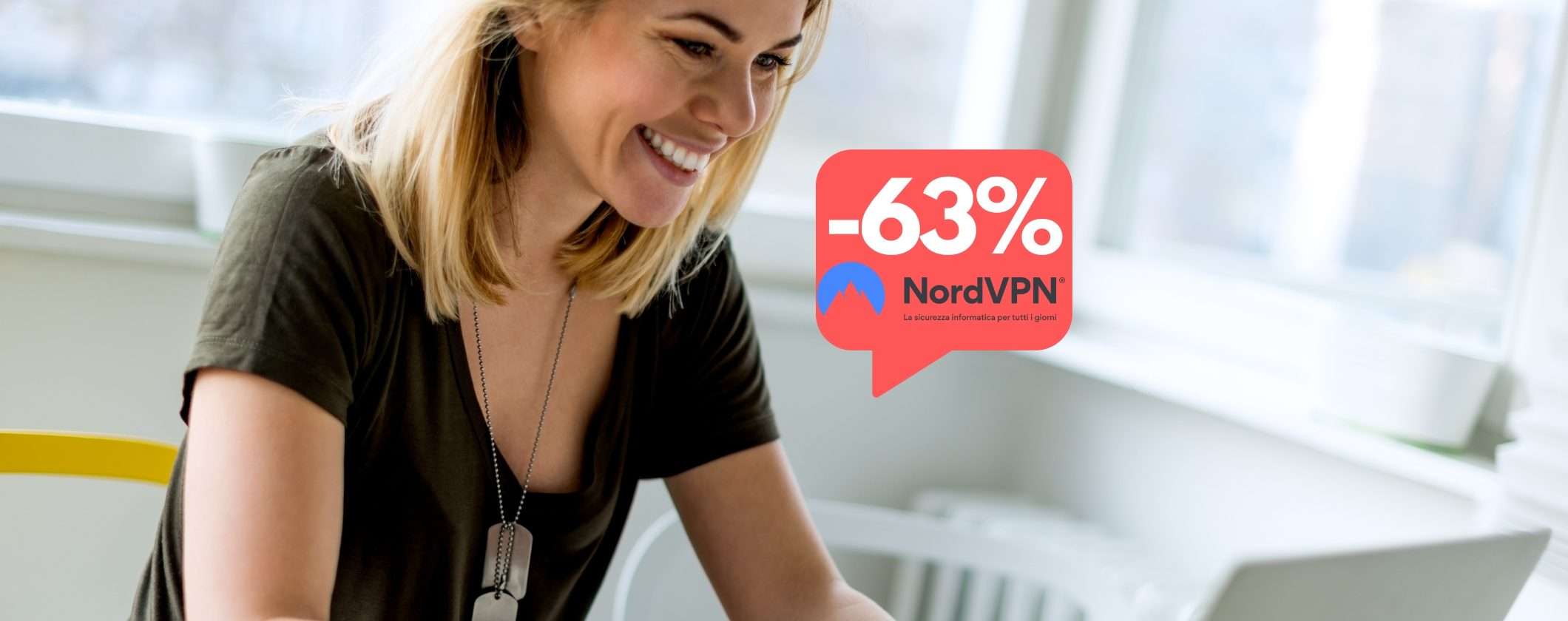 NordVPN per il 2023 ti regala il 63% di sconto: approfittane