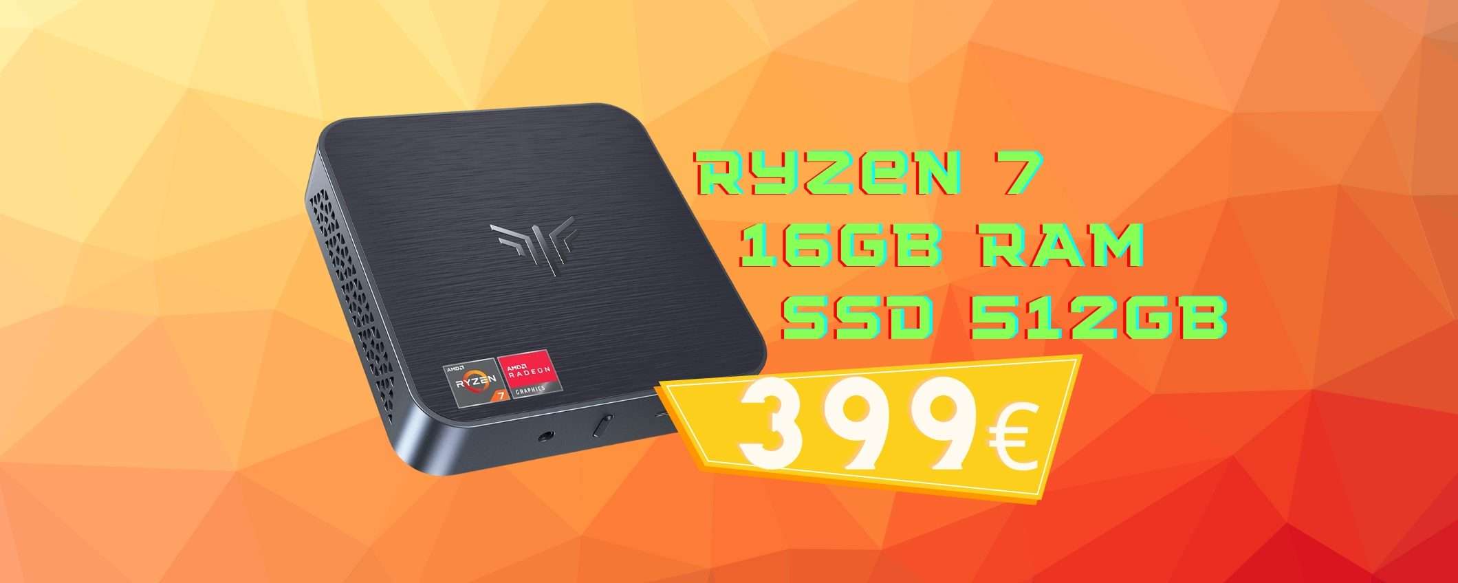 Nuovo Mac mini a prezzo FOLLE? Questo Mini PC con Ryzen 7 solo 399€ Nuovo Mac mini a prezzo FOLLE? Questo Mini PC con Ryzen 7 solo 399€