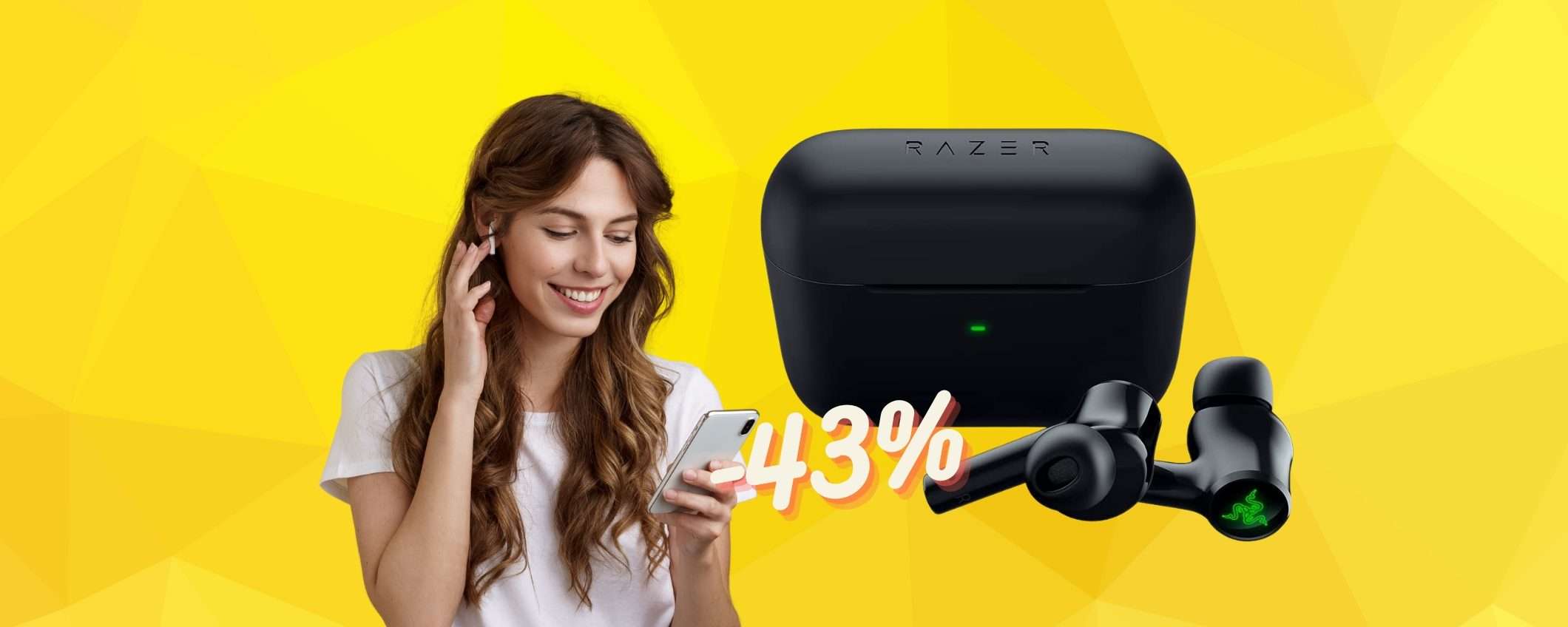 Razer Hammerhead (2nd Gen) in SCONTO FOLLE su Amazon Razer Hammerhead (2nd Gen) in SCONTO FOLLE su Amazon
