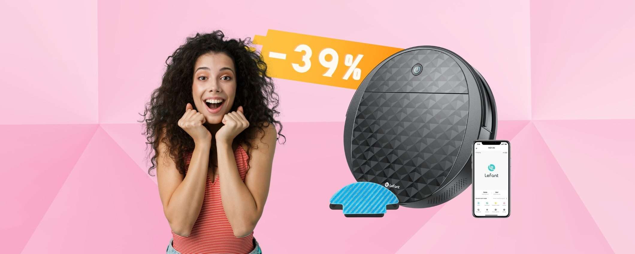 Robot che aspira e lava i pavimenti a MENO di 160€, INCREDIBILE Robot che aspira e lava i pavimenti a MENO di 160€, INCREDIBILE