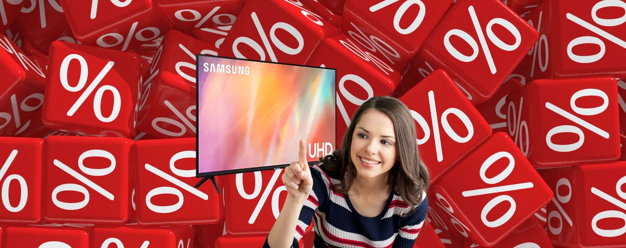 Samsung: a questo prezzo la TV Crystal 50 Samsung: a questo prezzo la TV Crystal 50