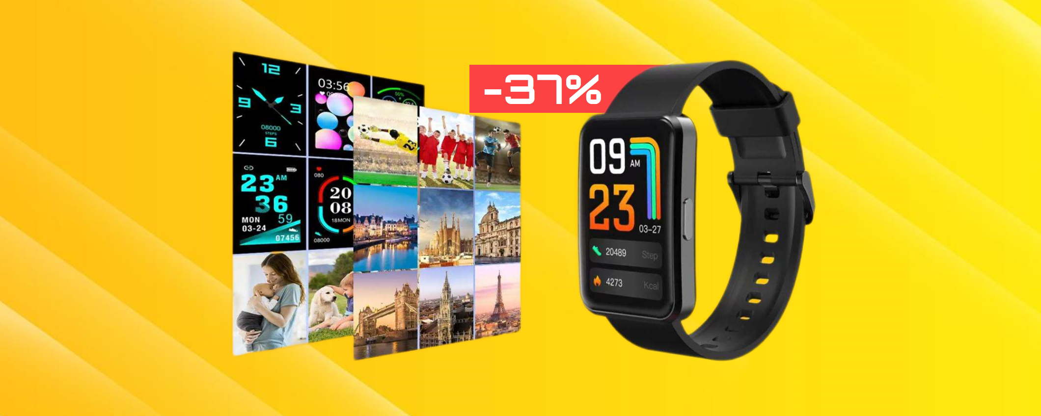 Smartwatch IMPERDIBILE: costa appena 44€ e non gli manca nulla Smartwatch IMPERDIBILE: costa appena 44€ e non gli manca nulla