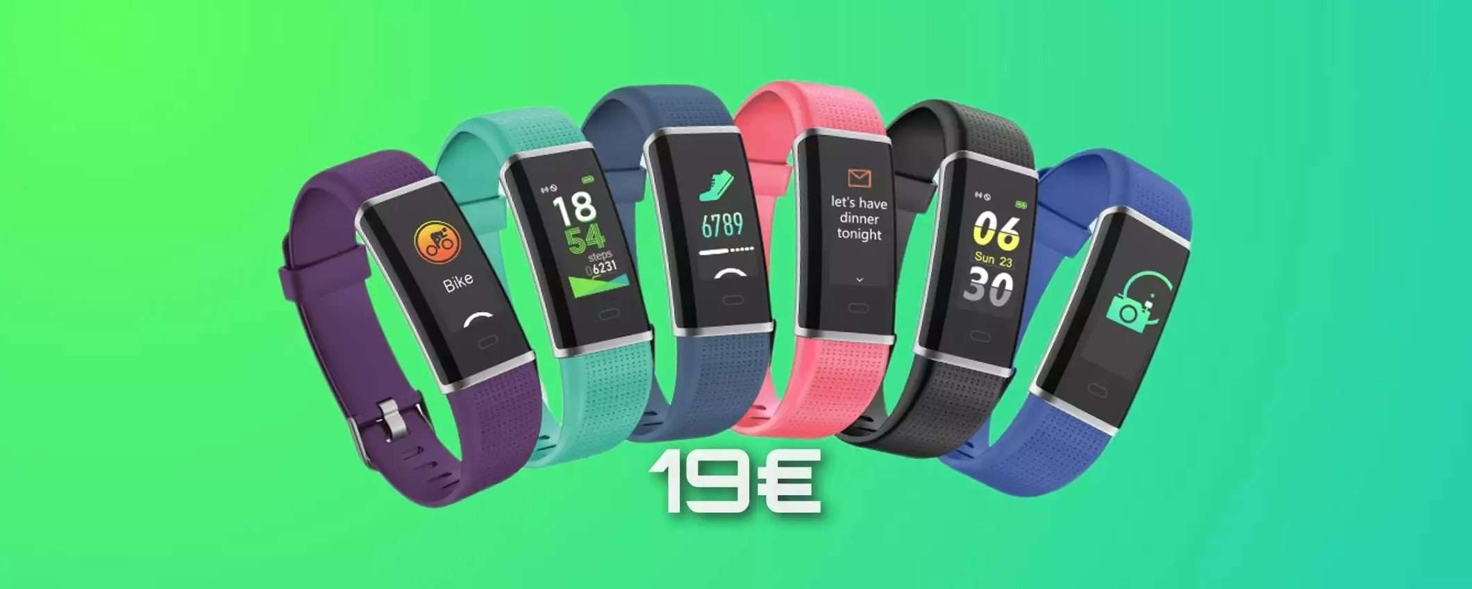 Smartwatch con cardiofrequenzimetro ad un prezzo ridicolo: solo 19€ Smartwatch con cardiofrequenzimetro ad un prezzo ridicolo: solo 19€