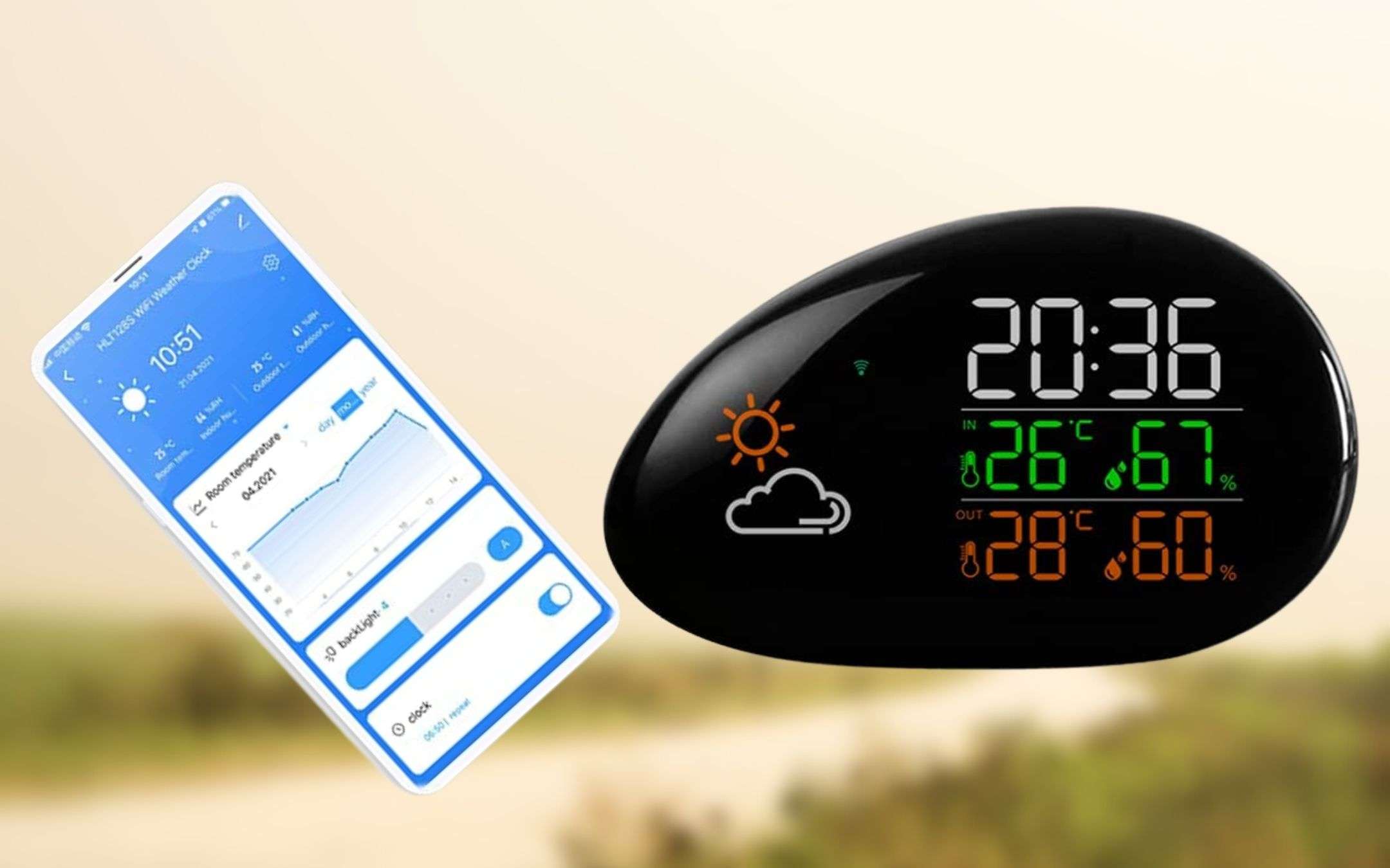 Stazione Meteo Technoline Smart Home MA10430 – Monitoraggio CO2, Temperatura E Umidità Con App Mobile Alerts - 3
