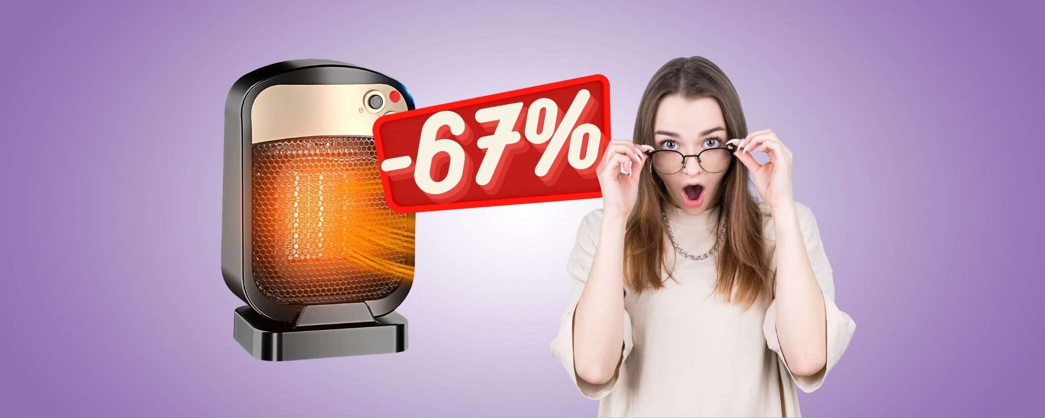 Stufetta elettrica a basso consumo con MENO di 10€ (-67%) Stufetta elettrica a basso consumo con MENO di 10€ (-67%)