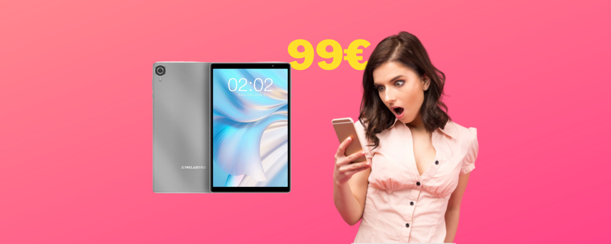Teclast P25T: il prezzo CROLLA sotto i 100€ con questo COUPON (Amazon) Teclast P25T: il prezzo CROLLA sotto i 100€ con questo COUPON (Amazon)