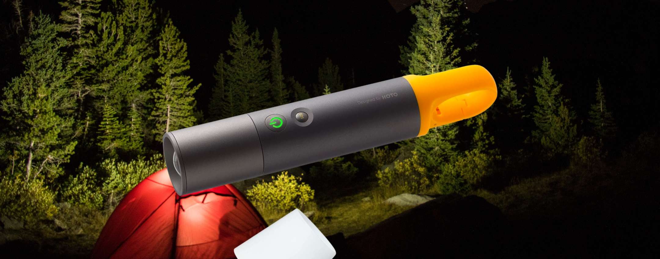 TORCIA RICARICABILE LUMUS DOPPIA FONTE LUMINOSA cm. 8,5x20,2 h