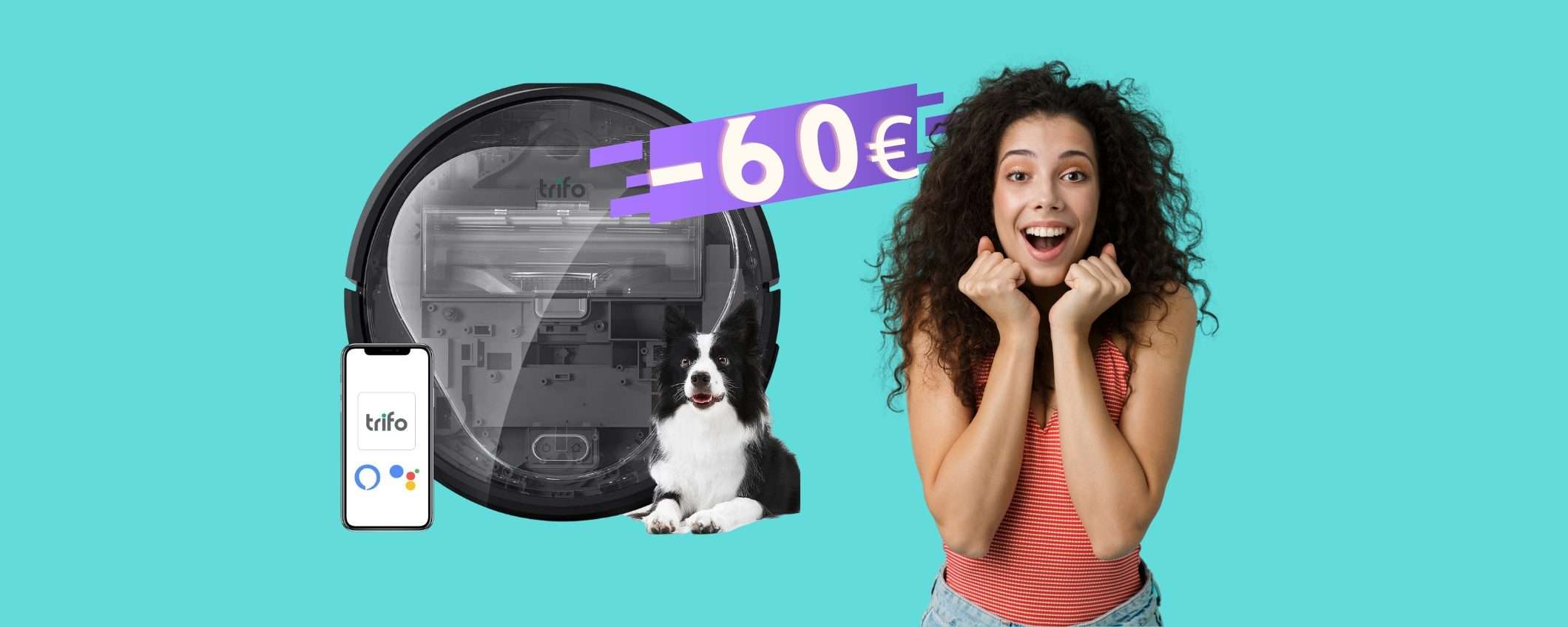Trifo Emma: robot aspirapolvere ECCELLENTE a prezzo WOW (-60€) Trifo Emma: robot aspirapolvere ECCELLENTE a prezzo WOW (-60€)