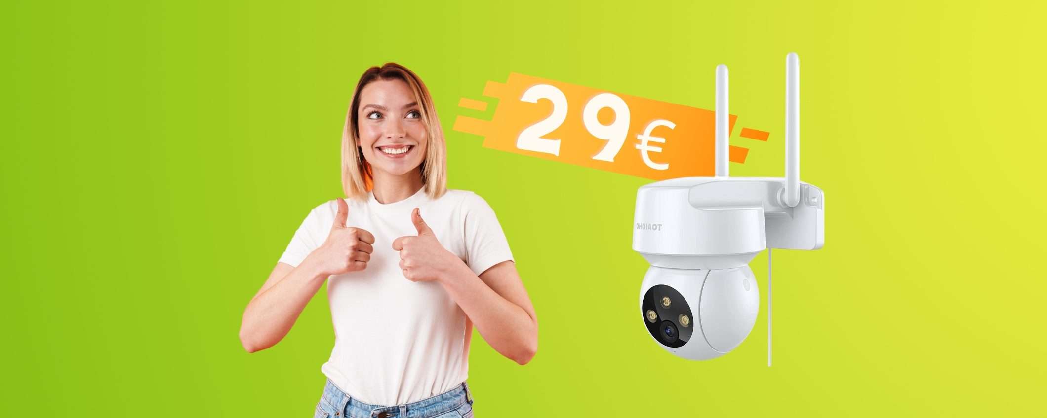 Videocamera di sorveglianza: casa sicura a prezzo MINI (29€) Videocamera di sorveglianza: casa sicura a prezzo MINI (29€)