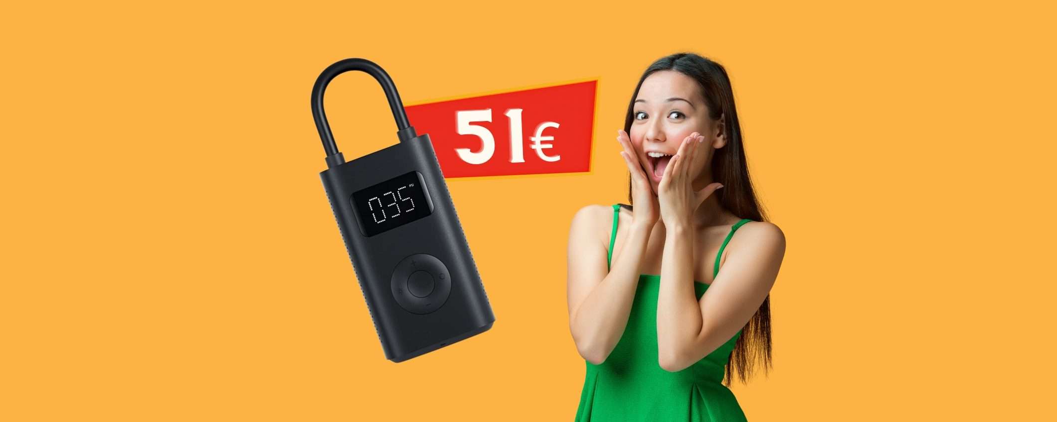 Da Xiaomi un mini compressore portatile ESAGERATO a soli 51€ Da Xiaomi un mini compressore portatile ESAGERATO a soli 51€