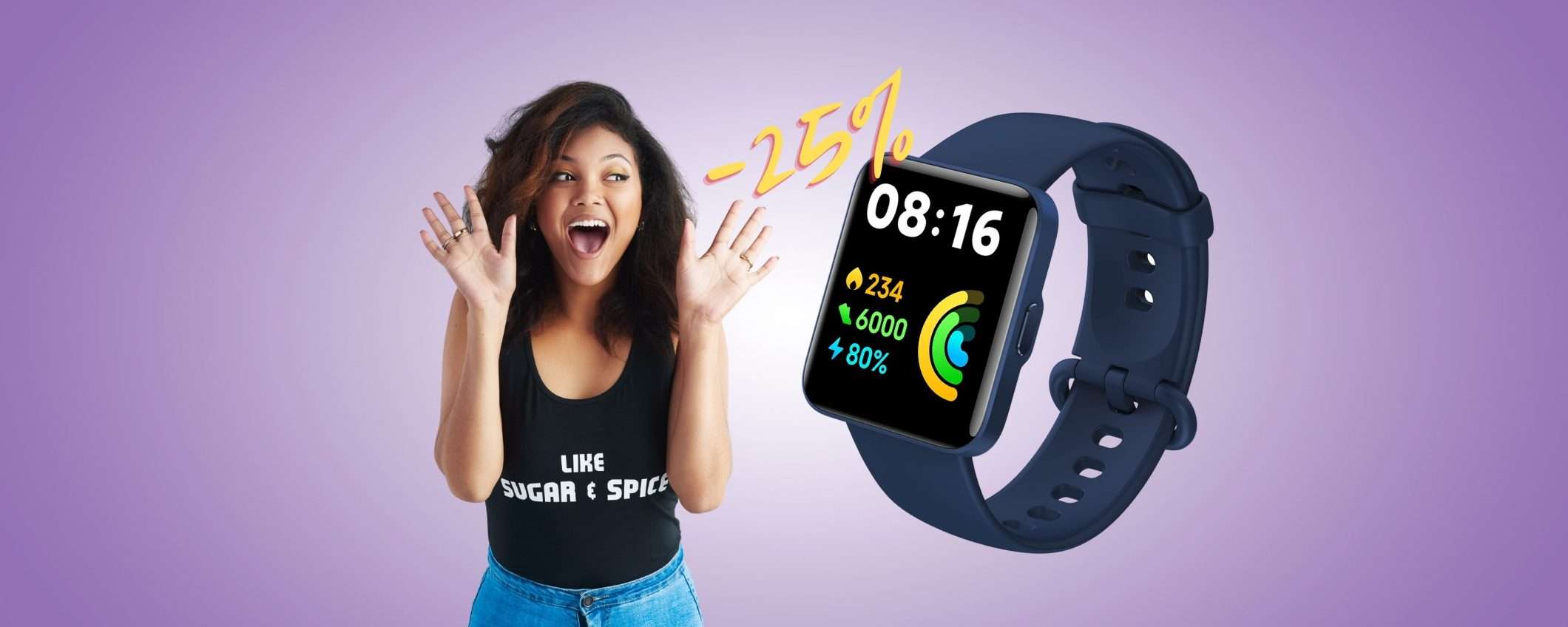 Xiaomi Redmi Watch 2 Lite è in OFFERTA su Amazon a MENO di 60€ Xiaomi Redmi Watch 2 Lite è in OFFERTA su Amazon a MENO di 60€