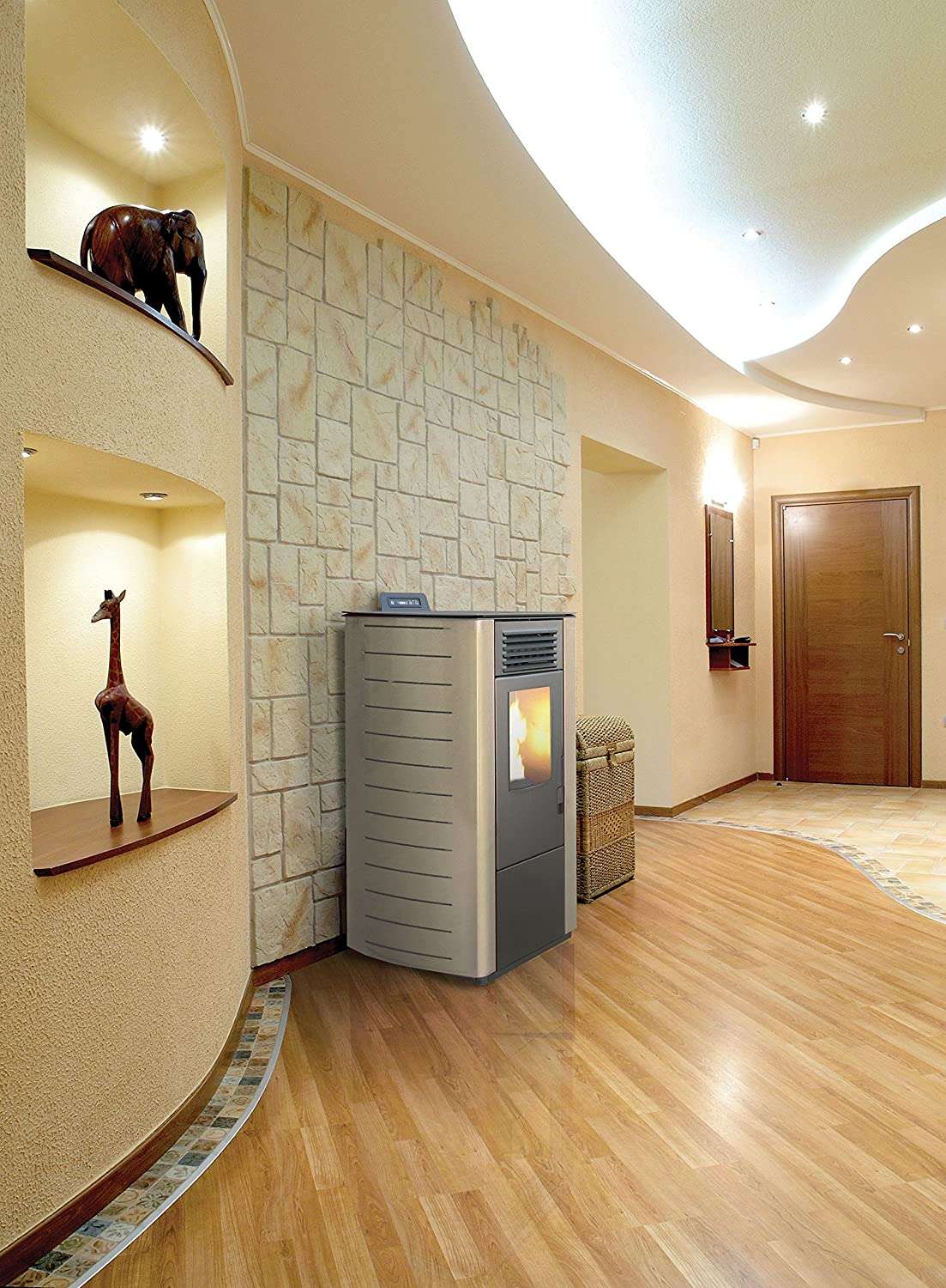 STUFA PELLET KW 7,0 KING 8 SABBIA