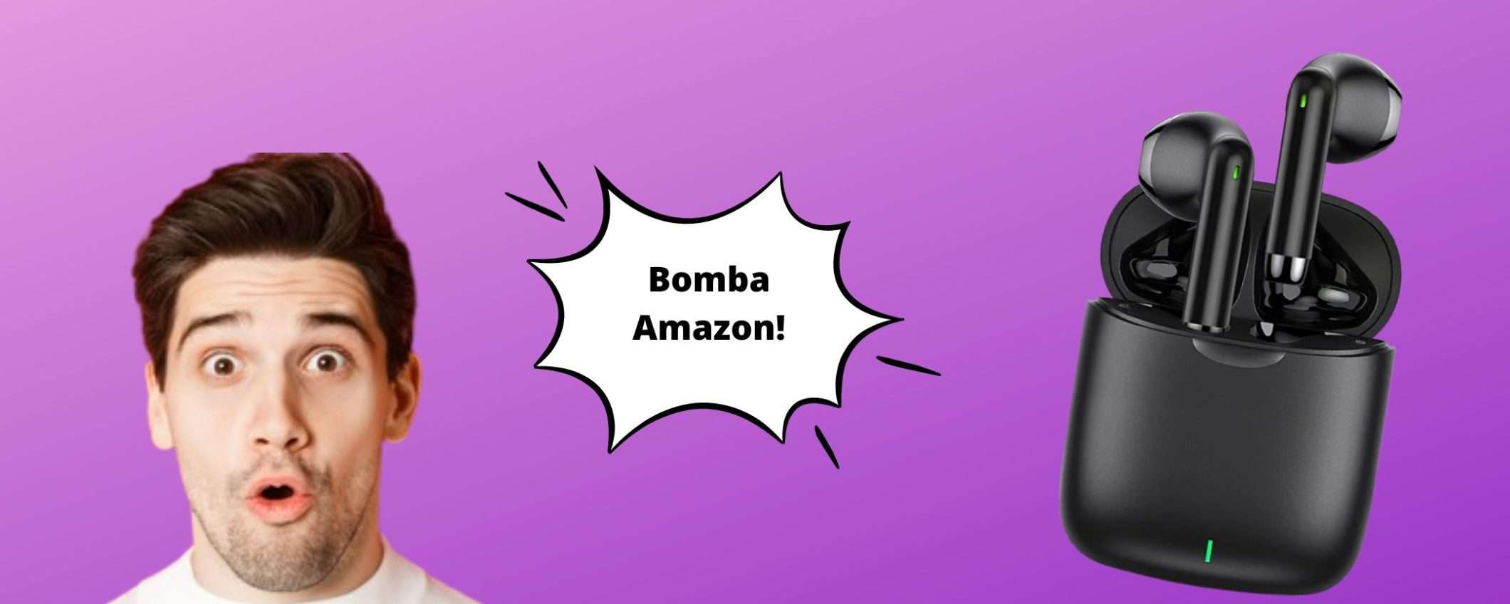 Auricolari Bluetooth ad appena 9€, BOMBA AMAZON Auricolari Bluetooth ad appena 9€, BOMBA AMAZON