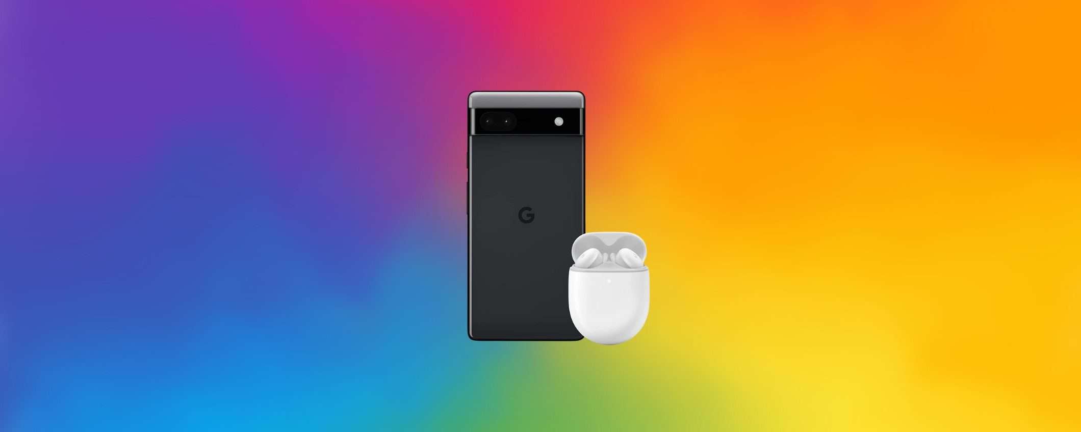 Google Pixel 6a con Pixel Buds: il bundle CROLLA di prezzo su Amazon (-28%) Google Pixel 6a con Pixel Buds: il bundle CROLLA di prezzo su Amazon (-28%)