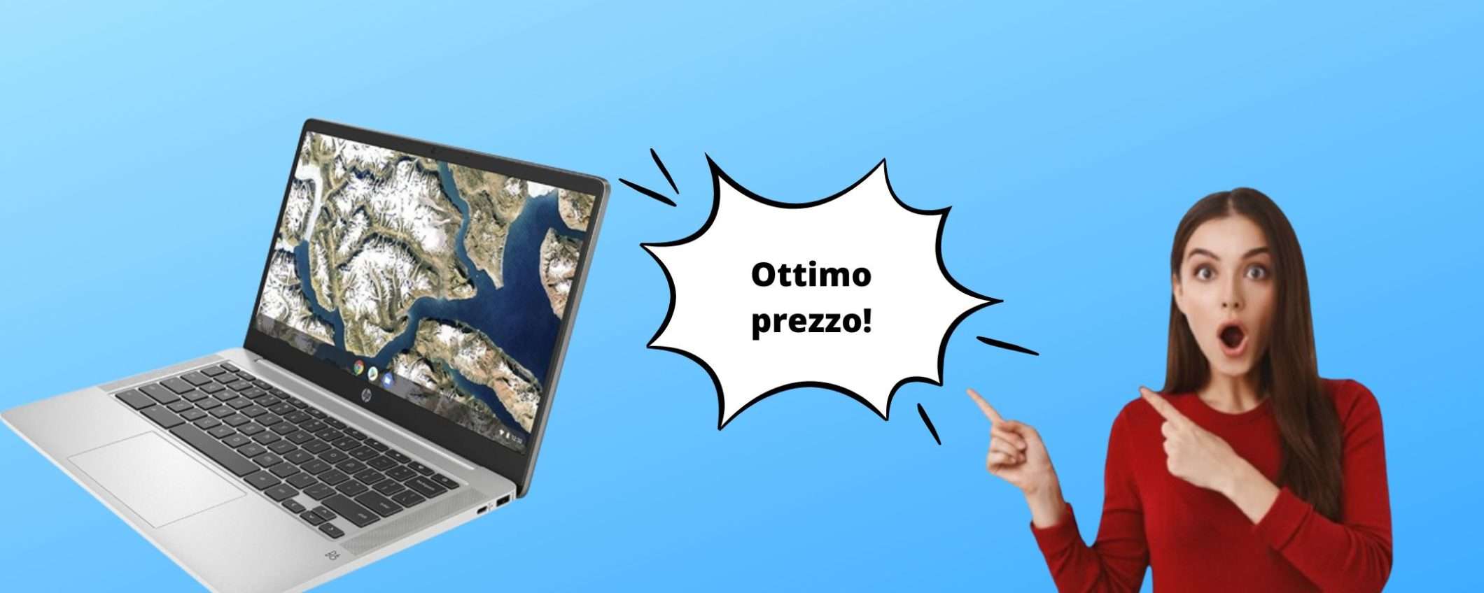 Chromebook HP ora con il 35% di sconto, acquistalo su Amazon Chromebook HP ora con il 35% di sconto, acquistalo su Amazon