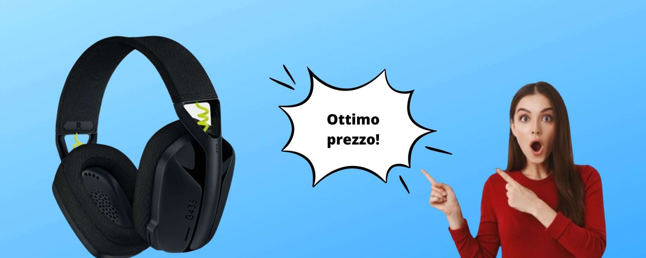 Cuffie gaming Logitech ora a METÀ PREZZO su Amazon Cuffie gaming Logitech ora a METÀ PREZZO su Amazon