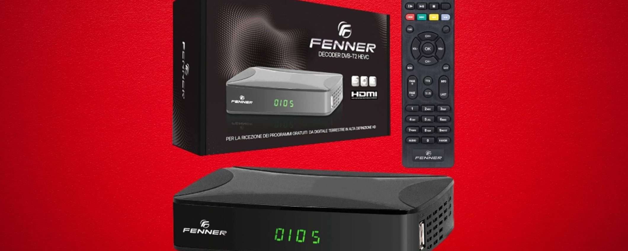 Questo decoder DVB-T2 dà una seconda vita alla tua TV e costa meno di 19€ Questo decoder DVB-T2 dà una seconda vita alla tua TV e costa meno di 19€